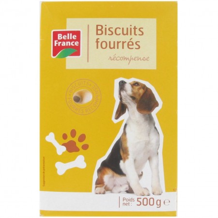 Biscuit fourre chien recompense